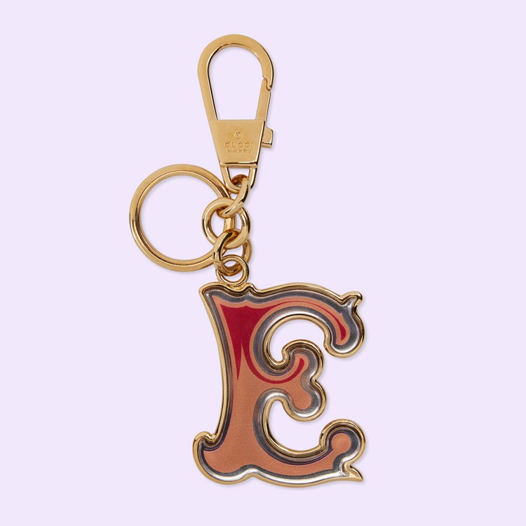 727969.JCFUG.8555.001.100.0000.Light Letter E Plexiglas keychain